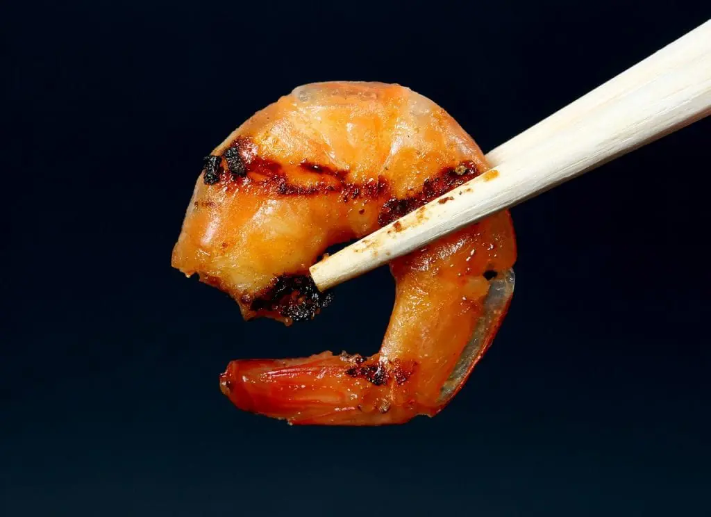 pieczone krewetki