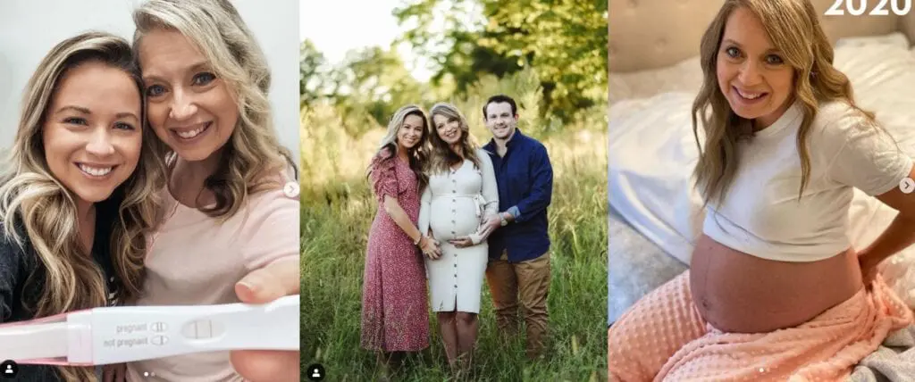 51-latka została surogatką dla swojej córki i jej męża Zdjęcia Julie wraz z rodziną.