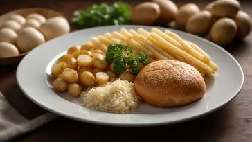 jedzenie z węglowodanami
