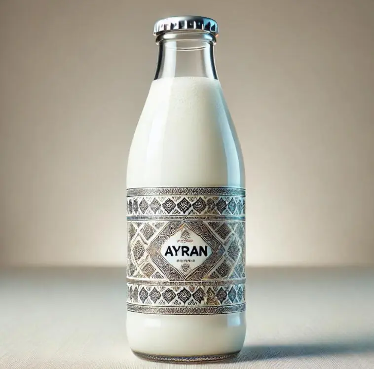 Ayran co to: Tradycyjny napój jogurtowy z Bliskiego Wschodu ayran w butelce