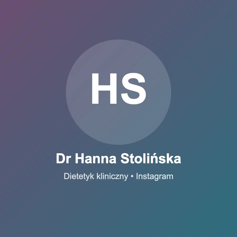 Ranking najlepszych dietetyków w Polsce Hanna Stolińska