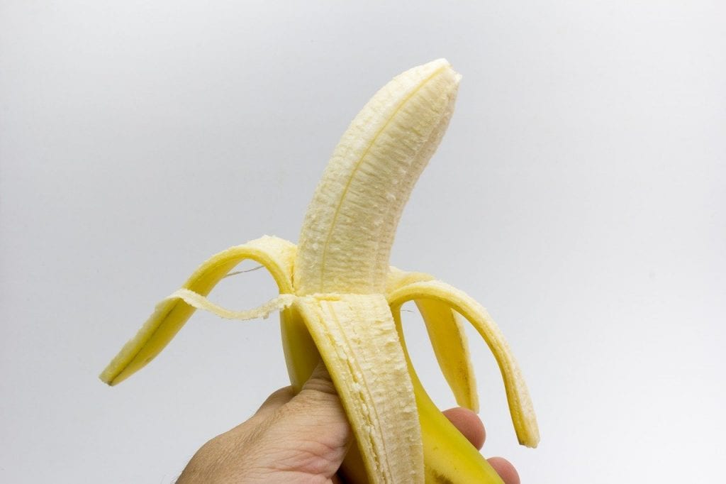 banan w skórce