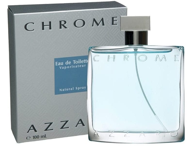 Flakon perfum Azzaro Chrome. 
