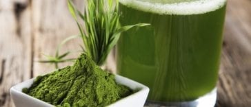 Rozpuszczone i sproszkowane algi morskie.