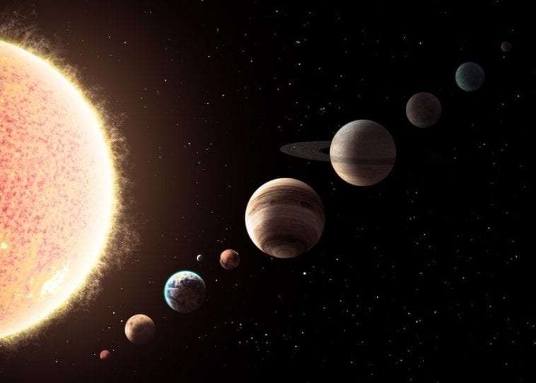 Planety w układzie słonecznym.