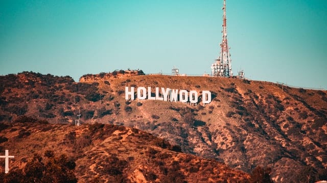 Zdjęcie znaku Hollywood. 