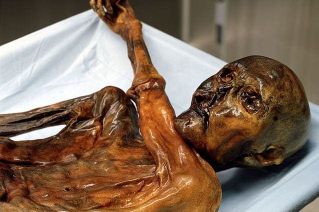 Ciało Ötziego.