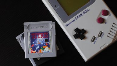 Gra Tetris.