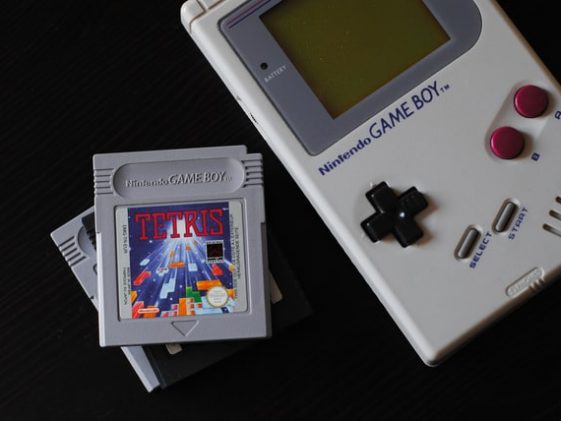 Gra Tetris.