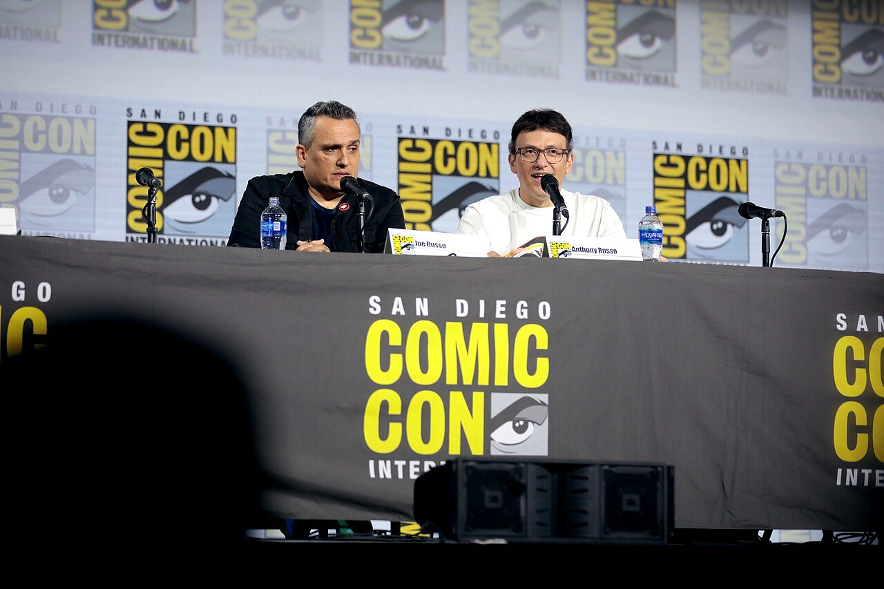 Najlepsze filmy Marvela: ranking według ocen Filmwebu Joe i Anthony Russo, reżyserzy Avengers: Koniec gry, na San Diego Comic-Con 2019