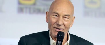 Patrick Stewart podczas panelu na festiwalu w San Diego w 2019 roku